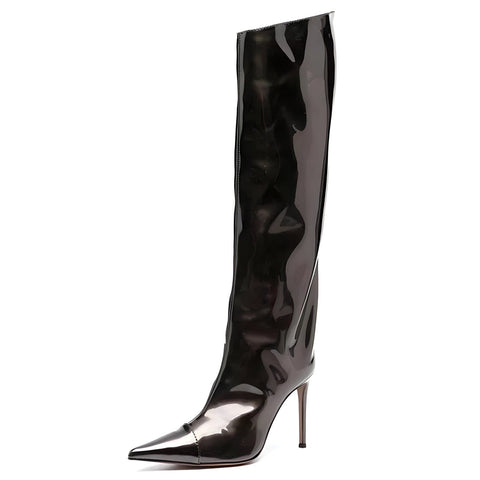 The Mirror Knee-High Boots - Multiple Colors
