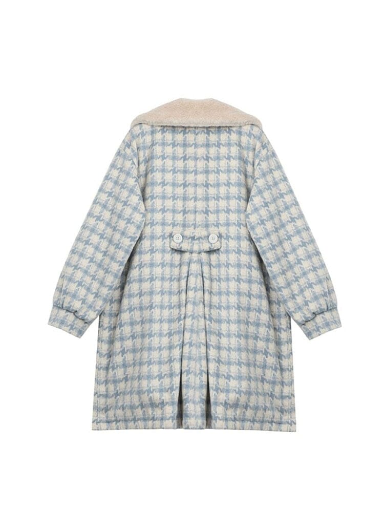 The Harper Long Tail Plaid Overcoat