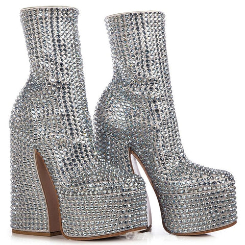 The Disco Platform Ankle Boots