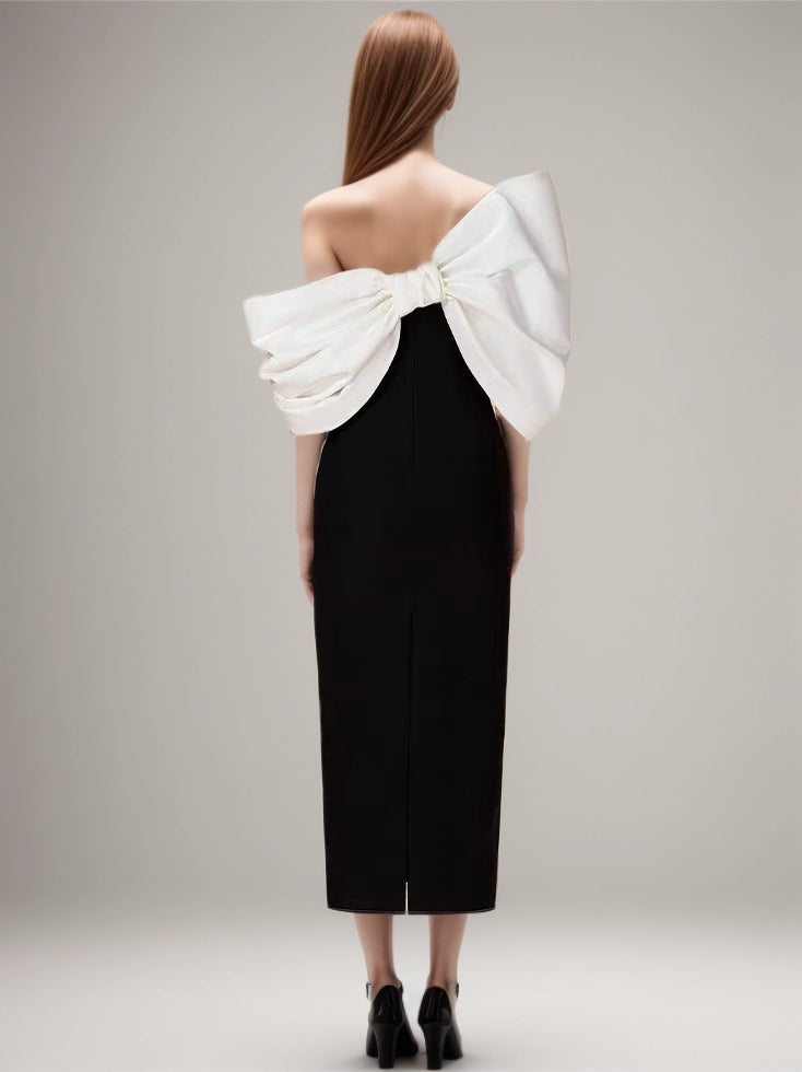 Big Bow Backless Formal Dresses – Luis Shop