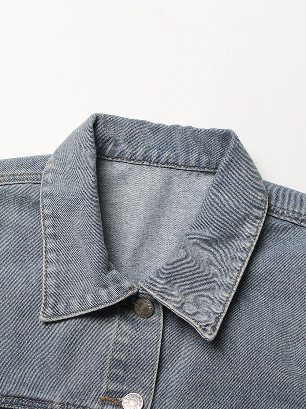 Addison Denim Hollow Out Jacket