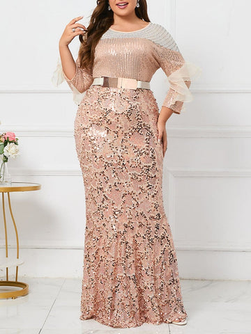 Addison Sequin Maxi Dress