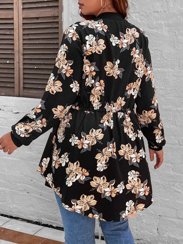 Alisa Trench Floral Jacket