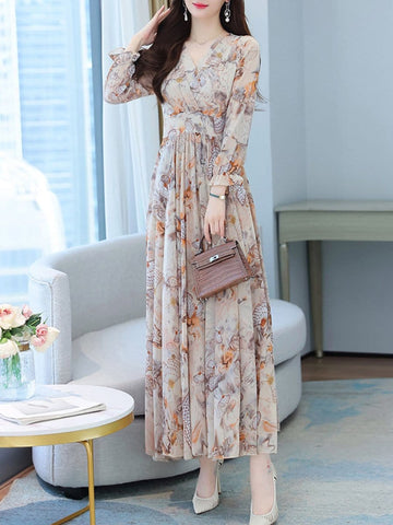 Aris Floral Maxi Beach Dress