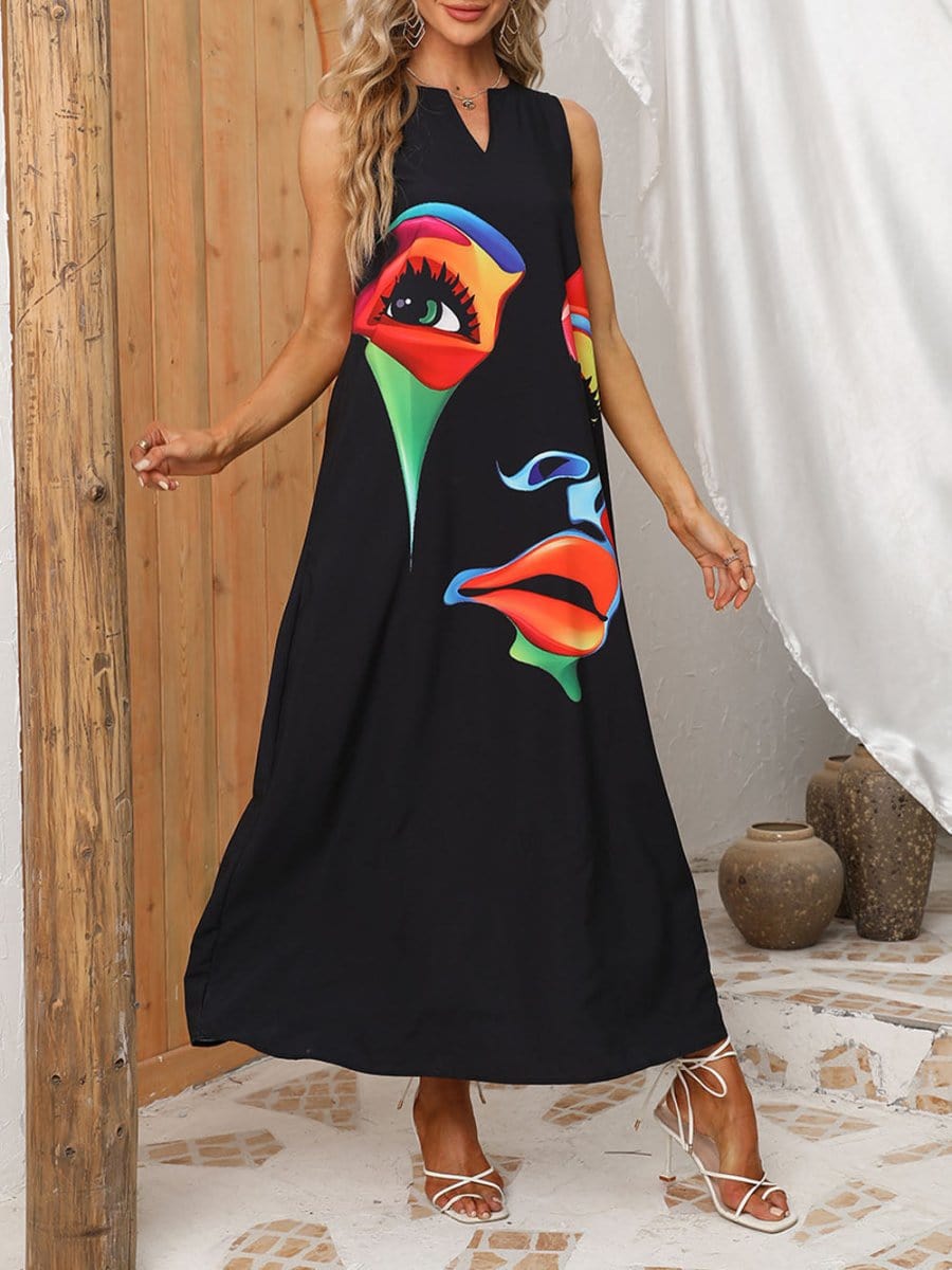 Robe longue à plumes Asma