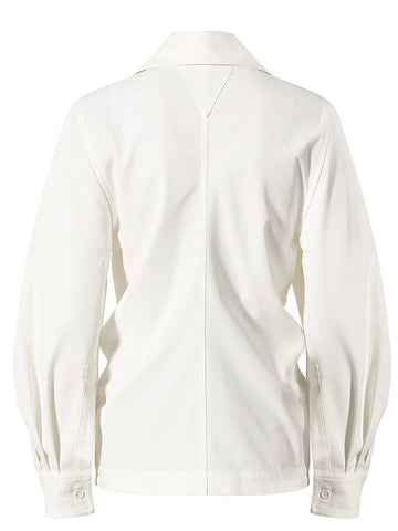 White Shirt With Strap Top