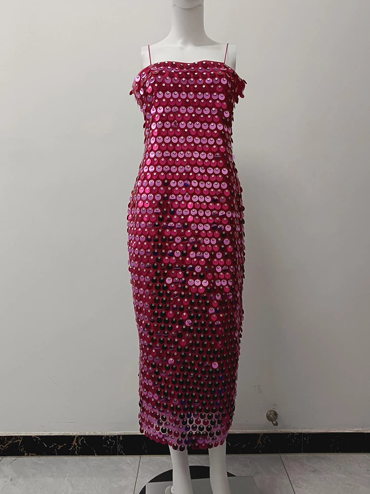 Sexy Sequin Sling Dresses