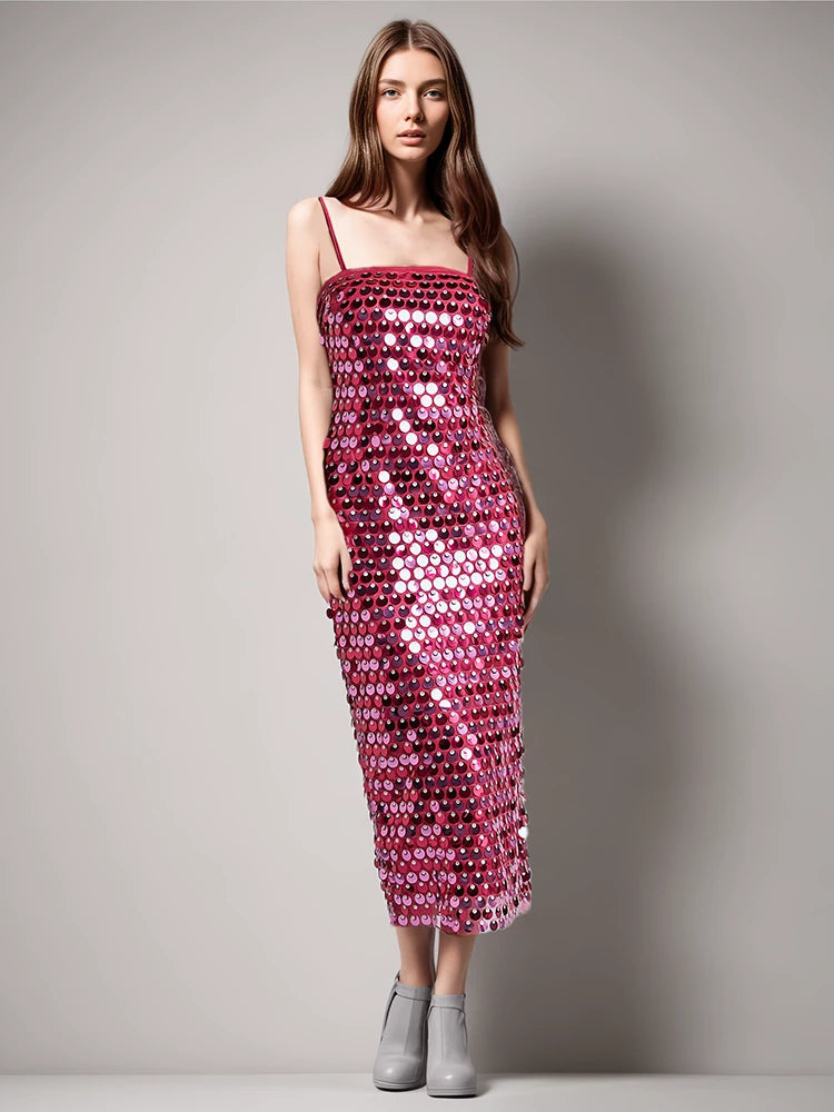 Sexy Sequin Sling Dresses