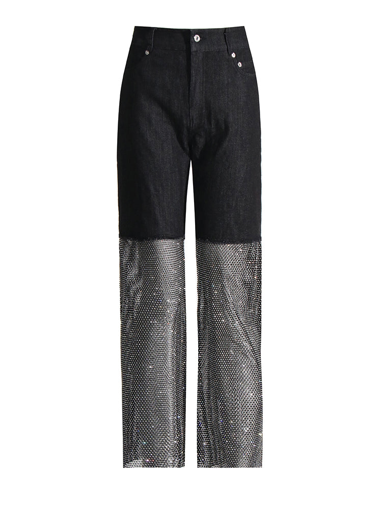 Pantalon en maille ajourée TWOTWIONSTYLE