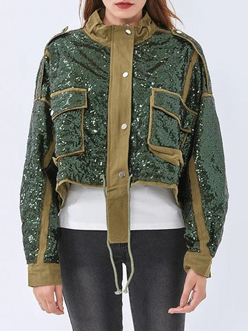 Beverly Sequined Casual Jacket