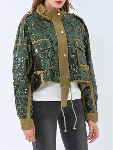 Beverly Sequined Casual Jacket