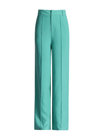 Ensemble deux pièces à taille haute et manches courtes avec col en V