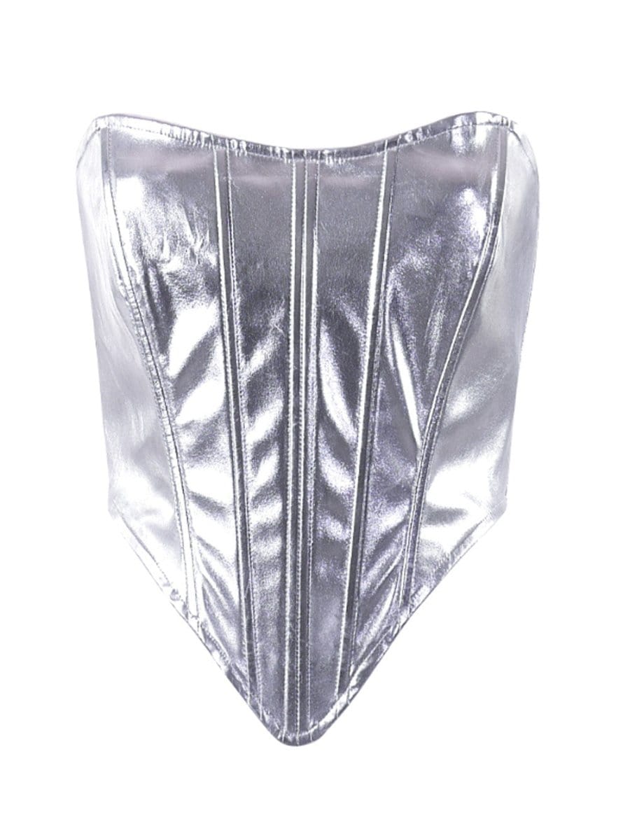 Charlie Metallic Vest Streetwear Top