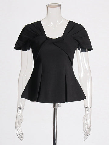 Bra Shoulder Strap Waist Shirt