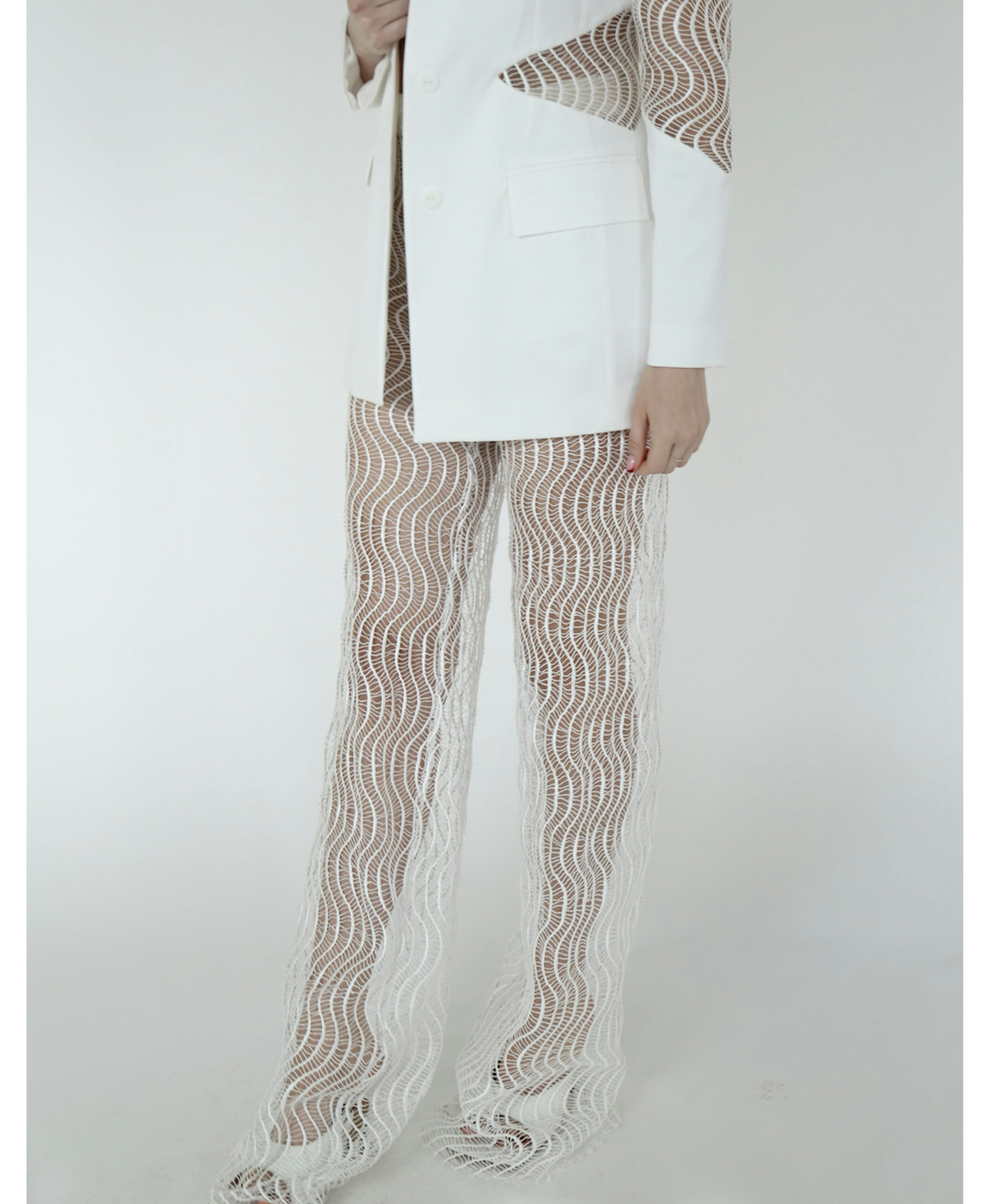 Pantalon transparent