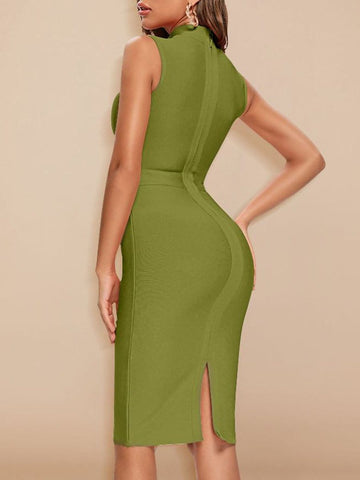 Elaine Sleeveless Bodycon Midi Dress