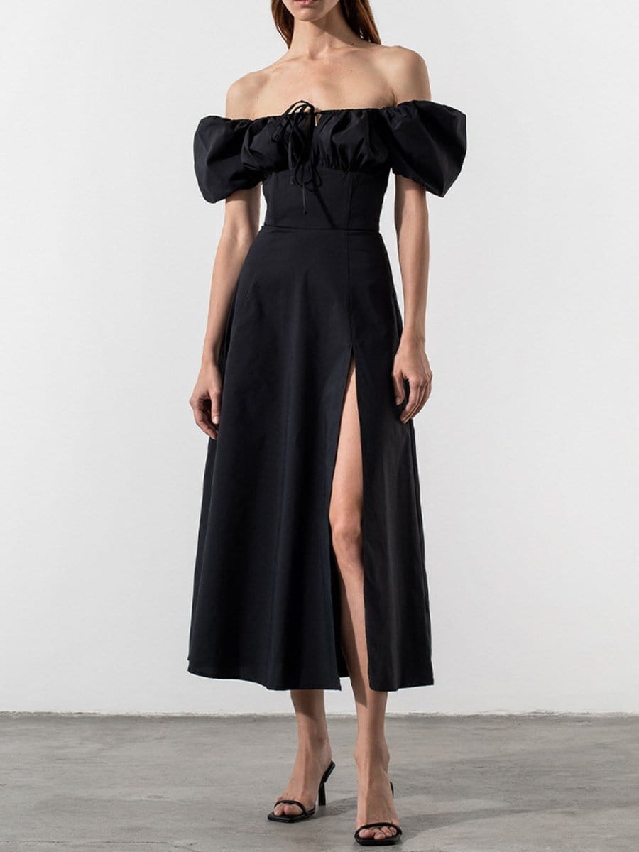 Emilia Off Shoulder Midi Dress