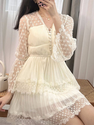 Emma Lace Mini Dress