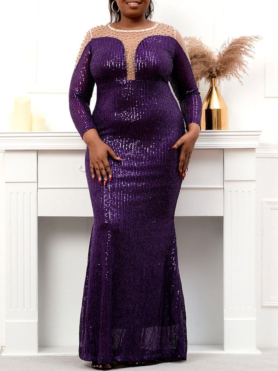 Erica Sequin Maxi Dress