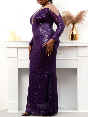 Erica Sequin Maxi Dress