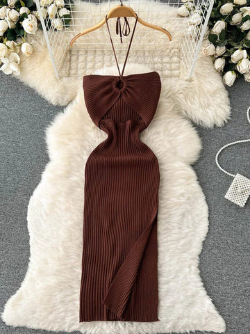 Evie Bodycon Knitted Midi Dress