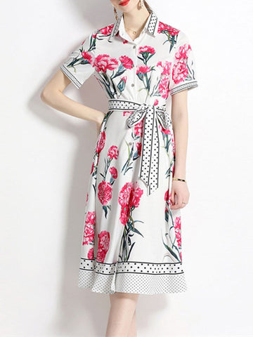 Fallon Flower Midi Dress