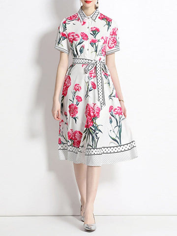 Fallon Flower Midi Dress