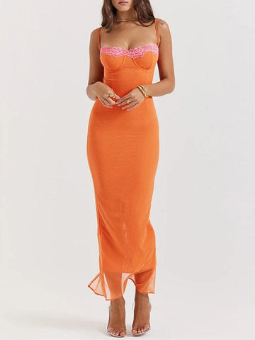 Francesca Bodycon Backless Maxi Dress