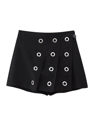 Haley Hollow Out Back Mini Skirt