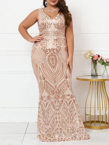 Haniya Sequin Maxi Dress