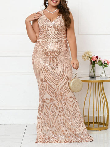 Haniya Sequin Maxi Dress