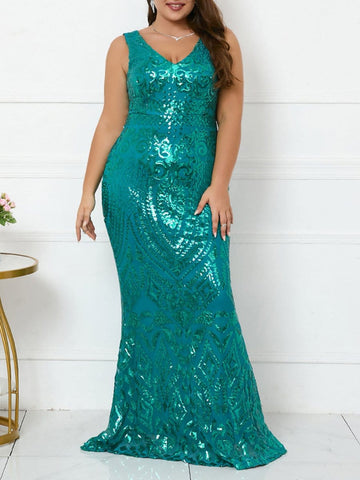 Haniya Sequin Maxi Dress