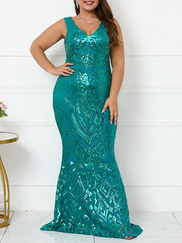 Haniya Sequin Maxi Dress