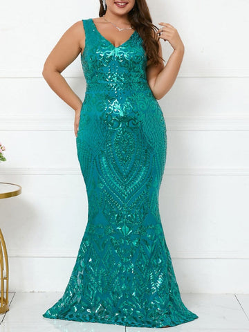 Haniya Sequin Maxi Dress