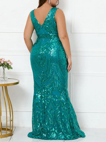 Haniya Sequin Maxi Dress