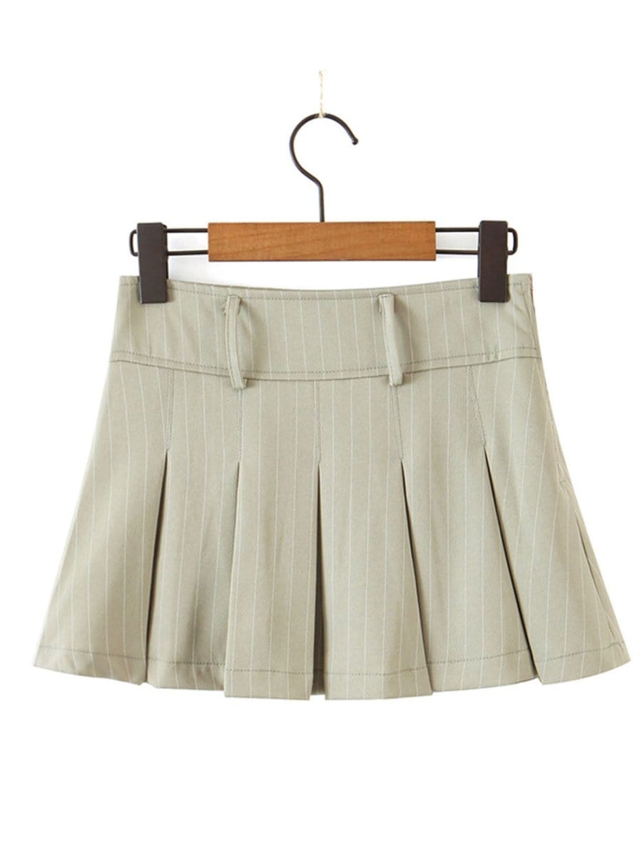 Hunter Pleated Mini Skirt