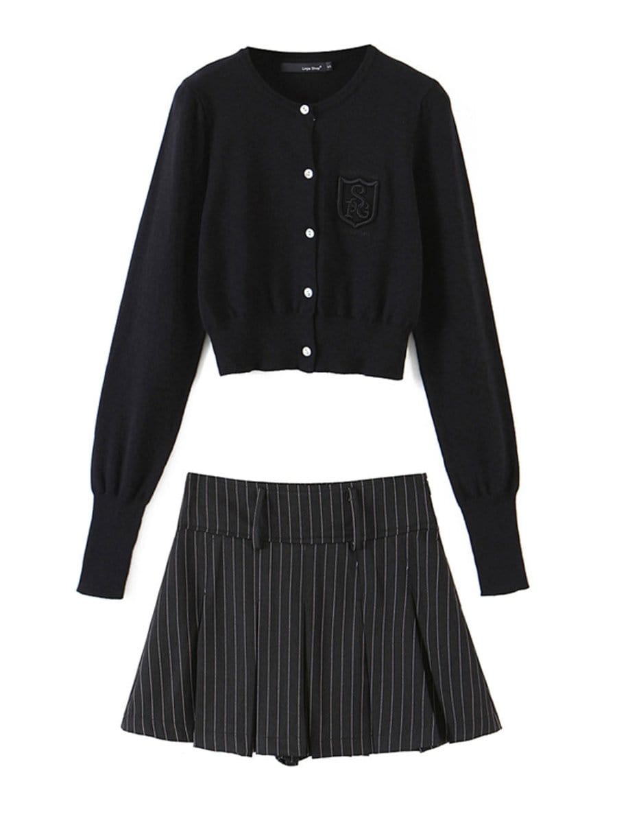 Hunter Pleated Mini Skirt