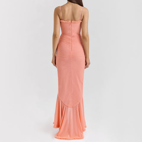 Loose-Fitting Irregularly Pleated Dress