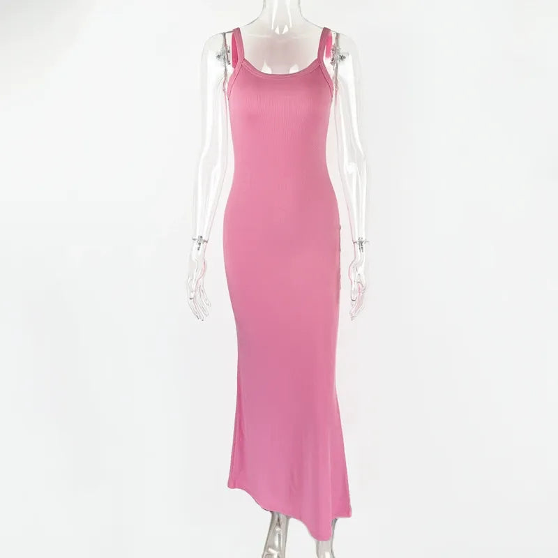 Summer Bodycon Casual Slim Long Dresses
