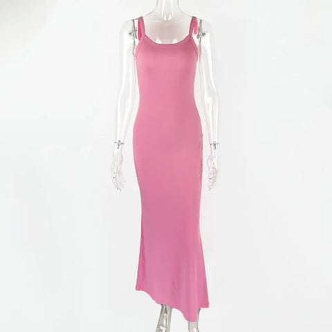 Summer Bodycon Casual Slim Long Dresses