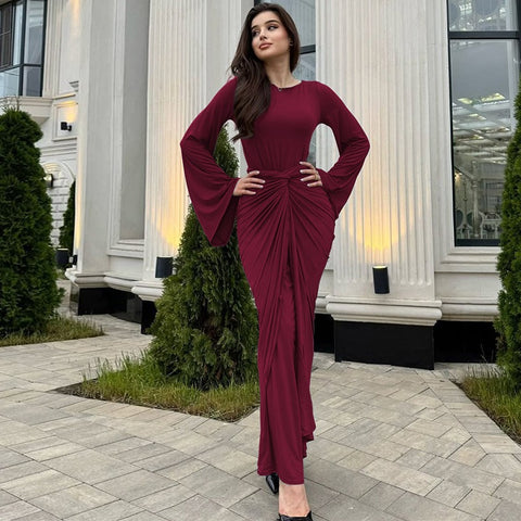 A Waist-Hugging Belt-Worn Dress