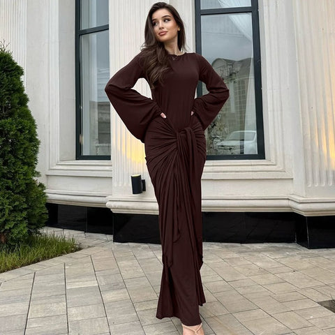 A Waist-Hugging Belt-Worn Dress