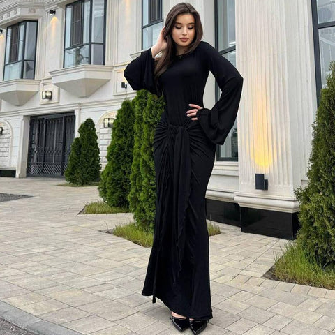A Waist-Hugging Belt-Worn Dress