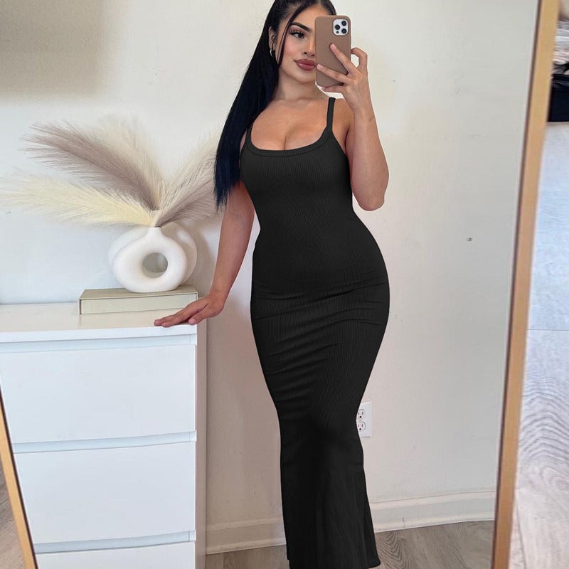 Summer Bodycon Casual Slim Long Dresses