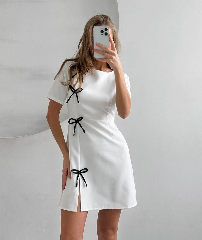 Bow Casual Dress