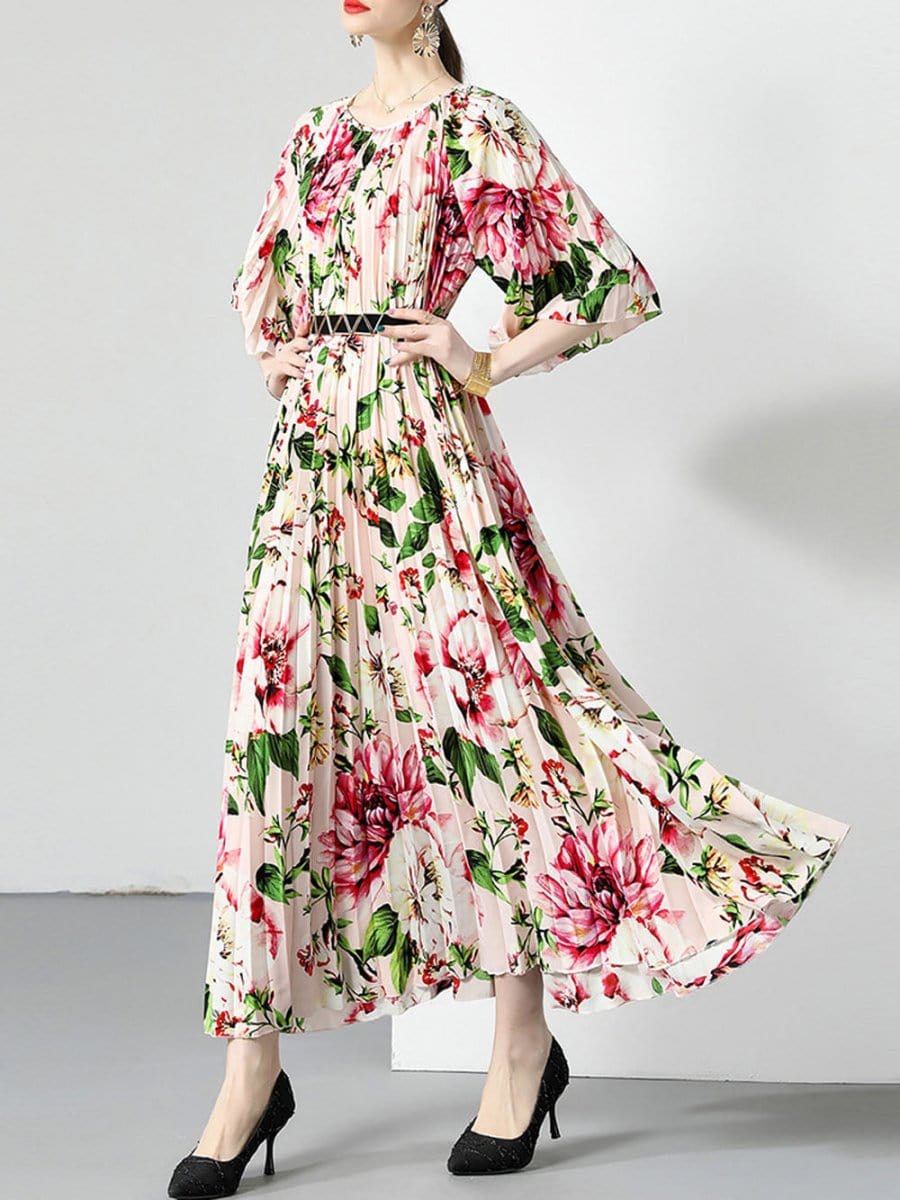 Kaia Belt Maxi Dress
