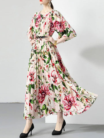 Kaia Belt Maxi Dress
