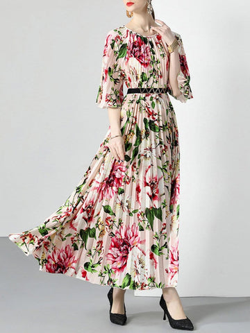 Kaia Belt Maxi Dress