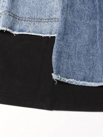 Landon Sleeveless Denim Dress