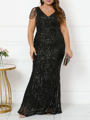 Laura Sequin Maxi Dress